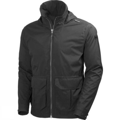 Chaquetas Helly Hansen So Marine Hombre Negras - Chile TMQ768491